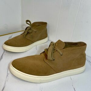 Polo Ralph Lauren Joplin Mens Sz 10.5 D Chukka  Boots Neutral Khaki Suede